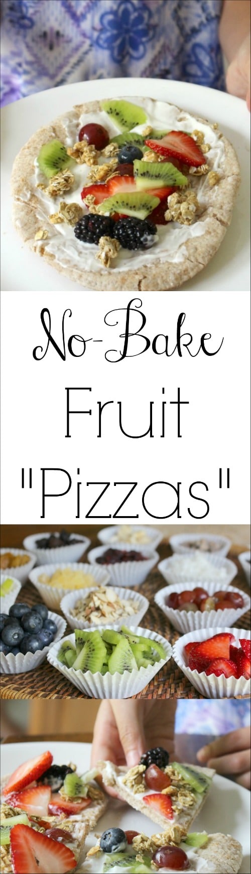 NoBake Fruit "Pizzas"