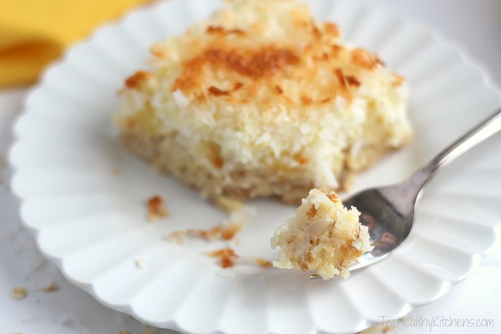 Easy Tropical Angel Food Cake With Pineapple And Toasted Coconut