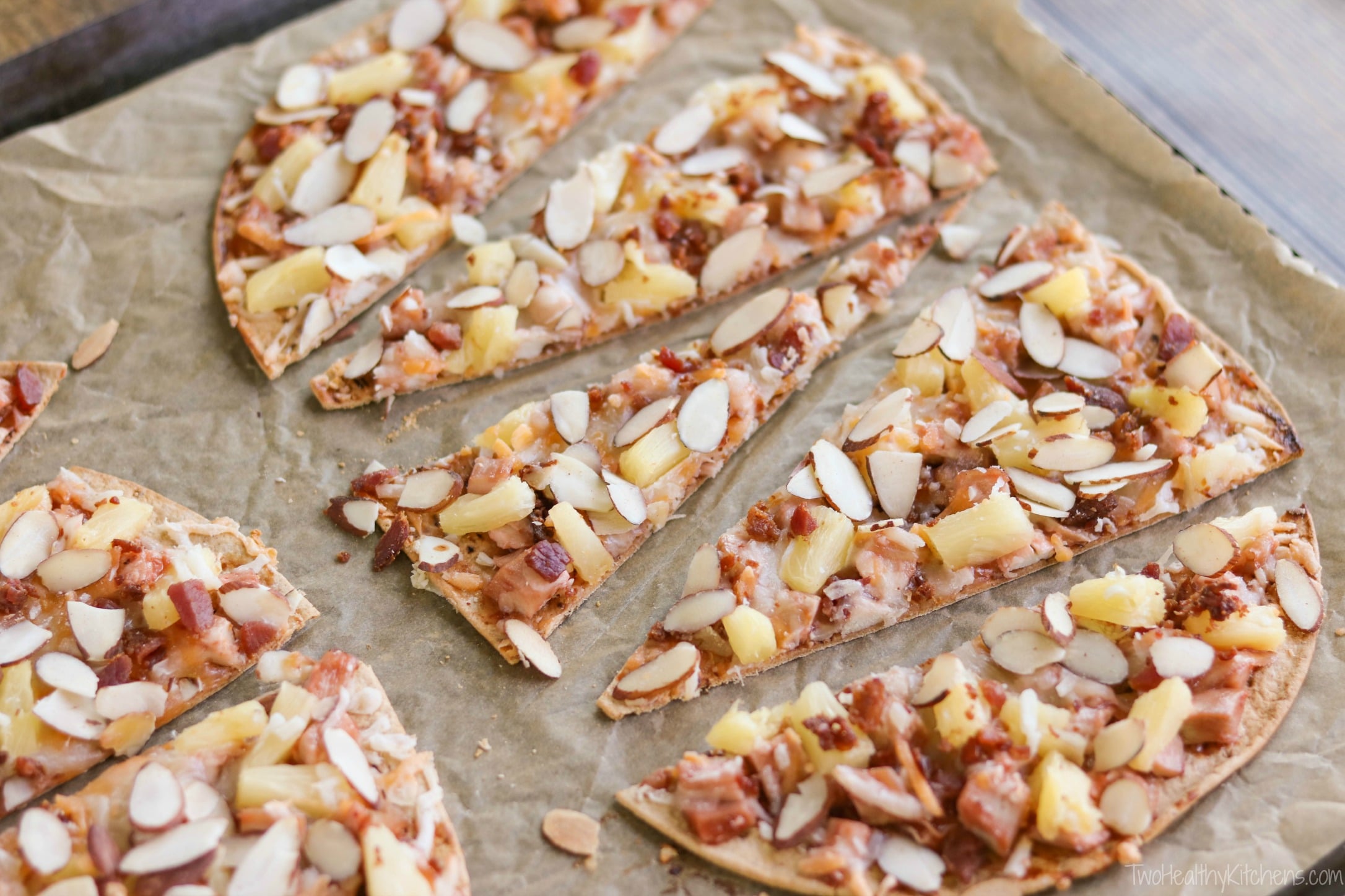 Sweet and Sour Chicken Flatbread Pizza Two Healthy Kitchens