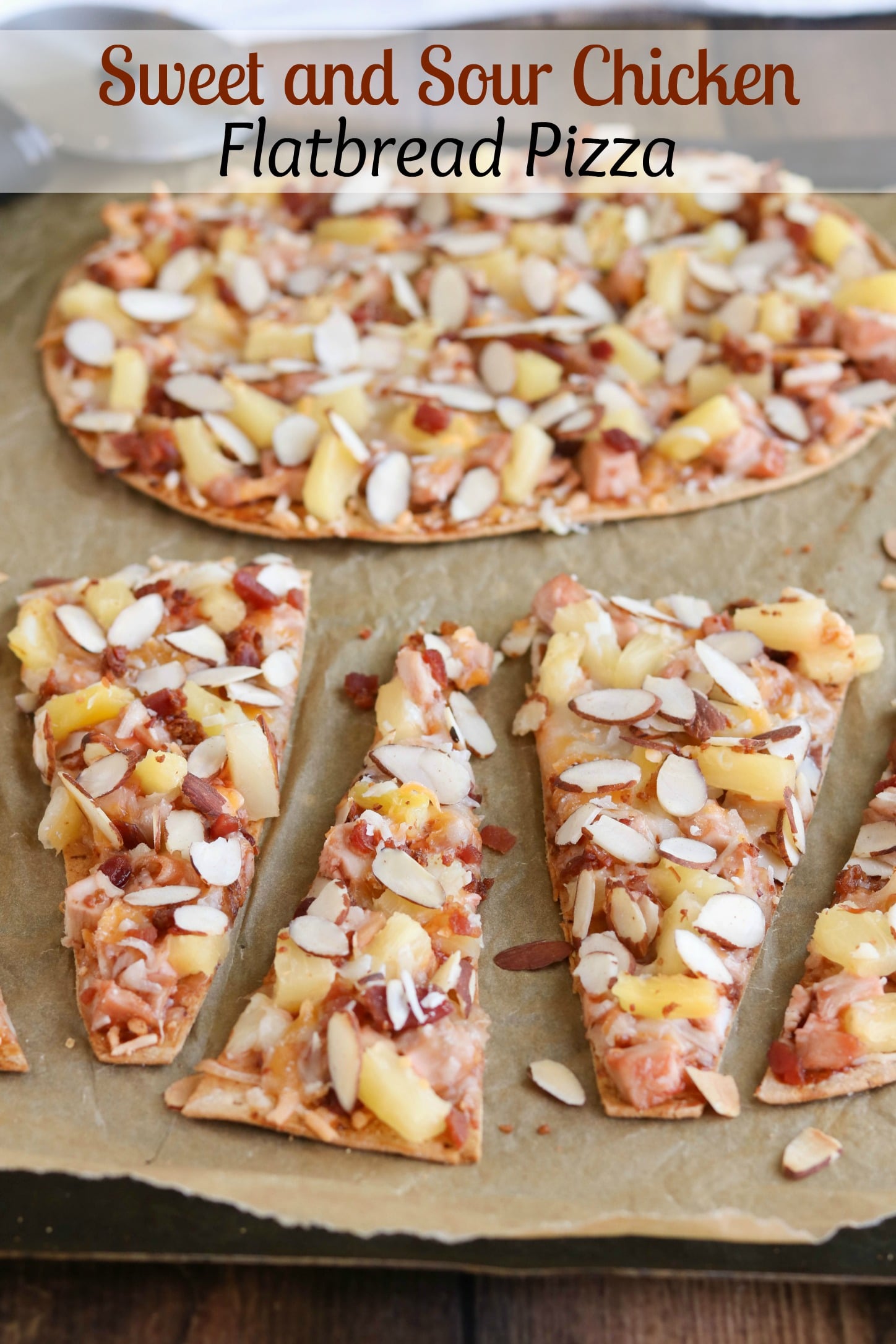 Sweet and Sour Chicken Flatbread Pizza Two Healthy Kitchens