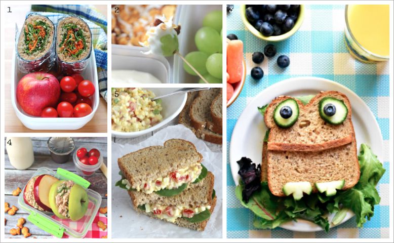 Easy, Healthy Kids' Lunch Ideas (A Whole Month of Fun Lunch Box Recipes ...